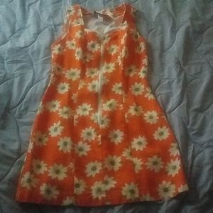 Born in America floral mimi dress